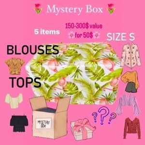 🌷 Mystery Box SALE 🌷  Tops 5PC Women’s Summer Tops Blouses Size S